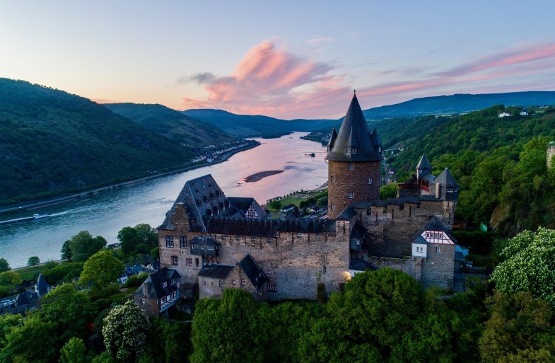 Burg Stahleck am Abend | © Mahlow Media Burg Stahleck am Abend | © Mahlow Media