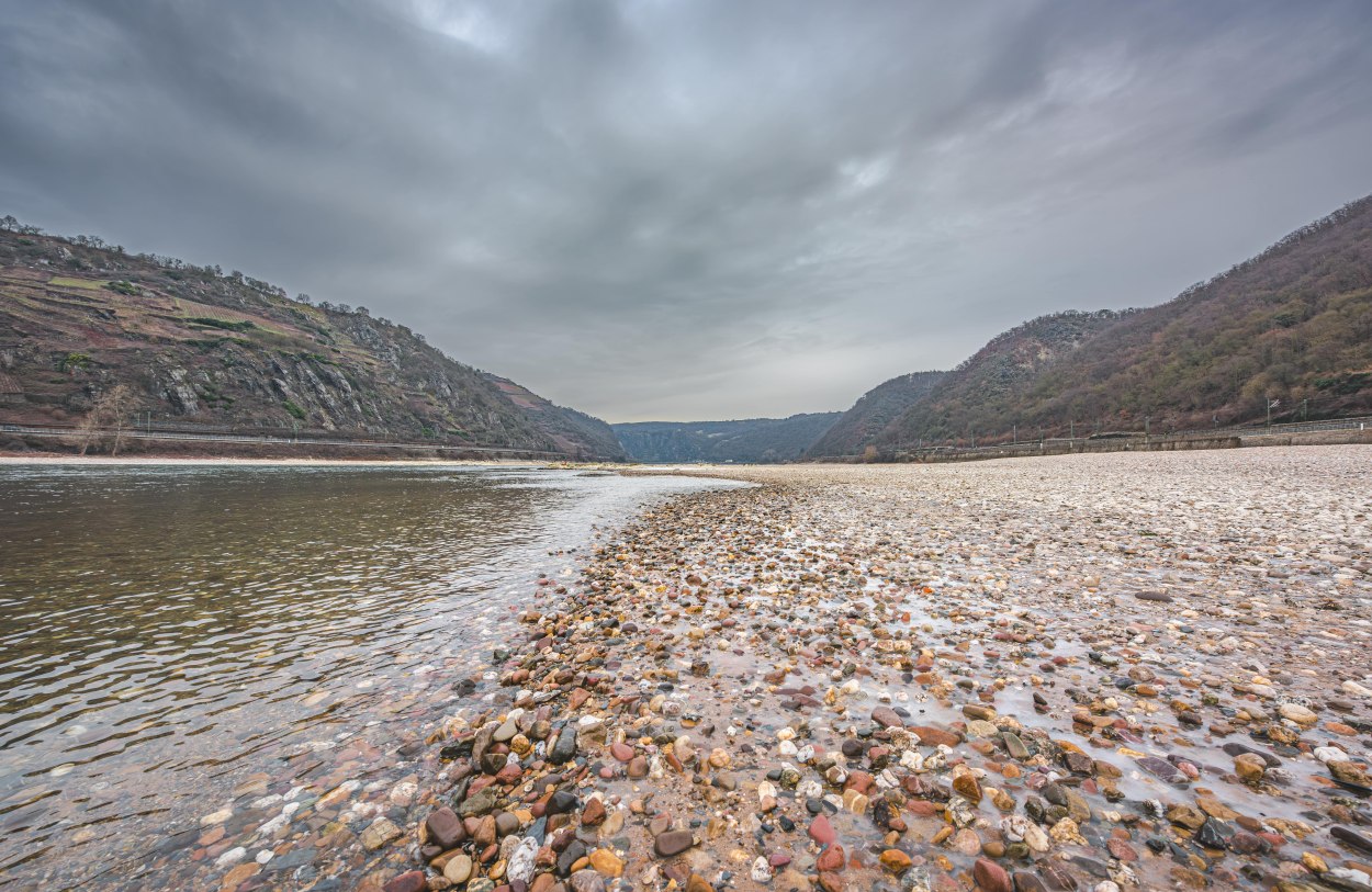 Mitten im Rhein | © Gaby Henke Mitten im Rhein | © Gaby Henke