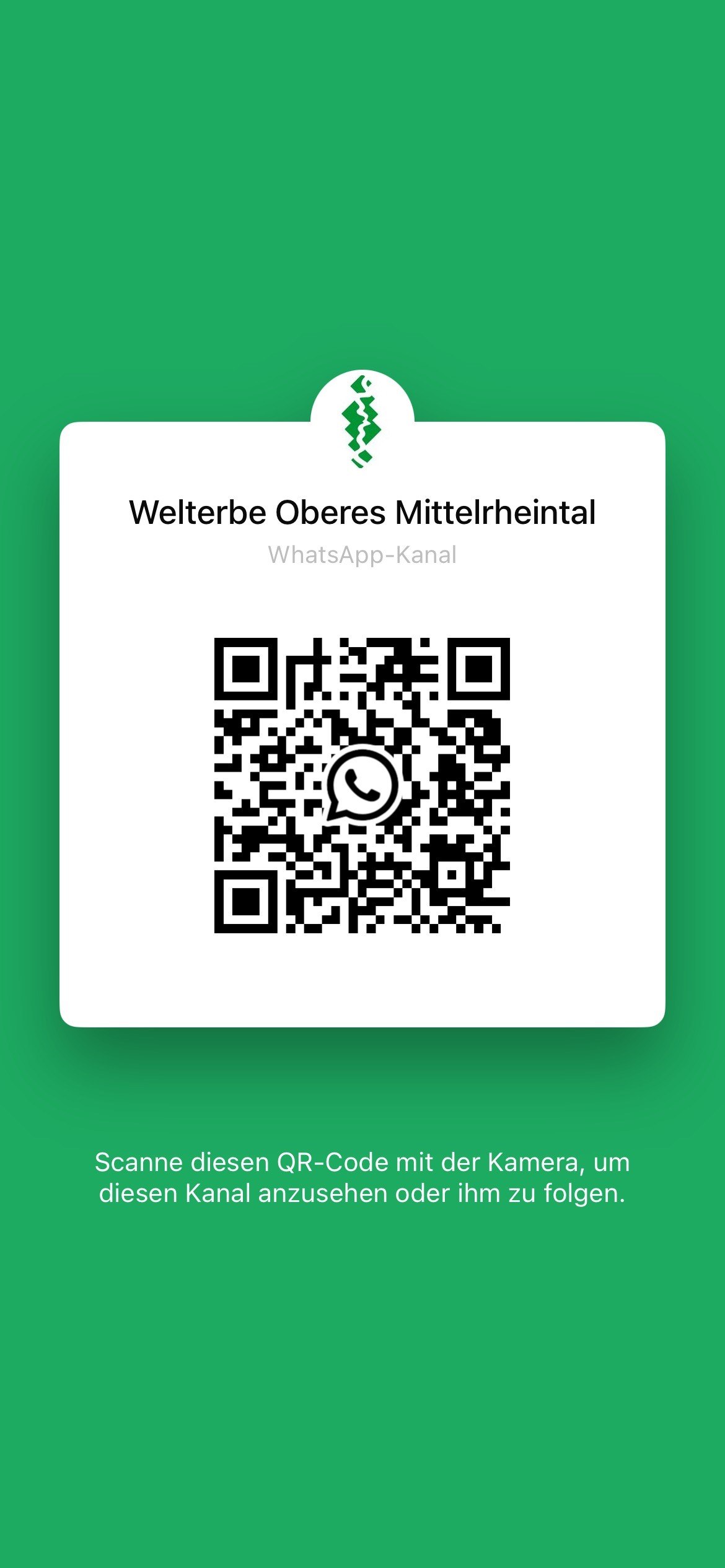 QR Code WhatsAppKanal WelterbeBote