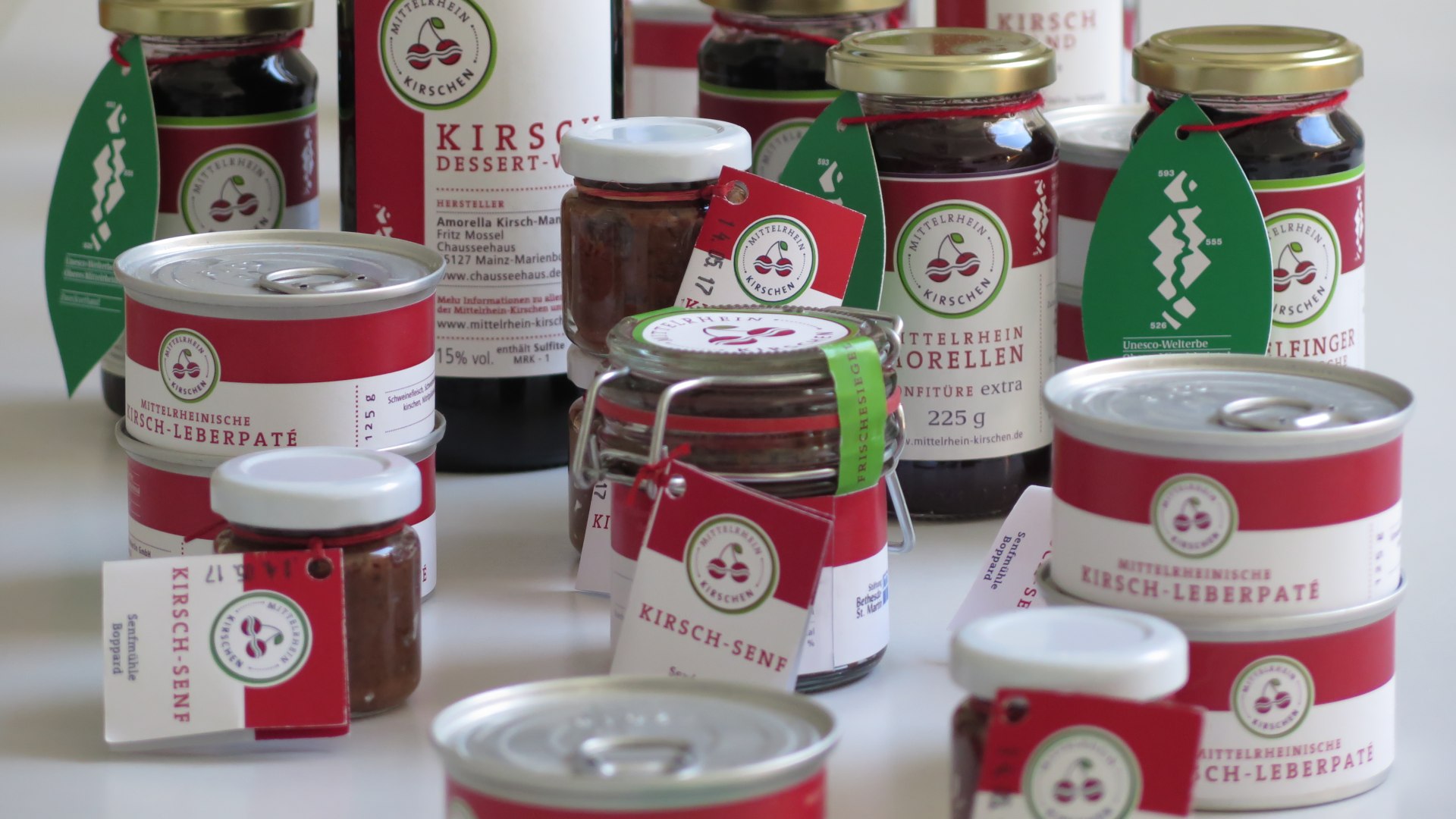 Kirsch-Produkte | © ZV Welterbe Kirsch-Produkte | © ZV Welterbe