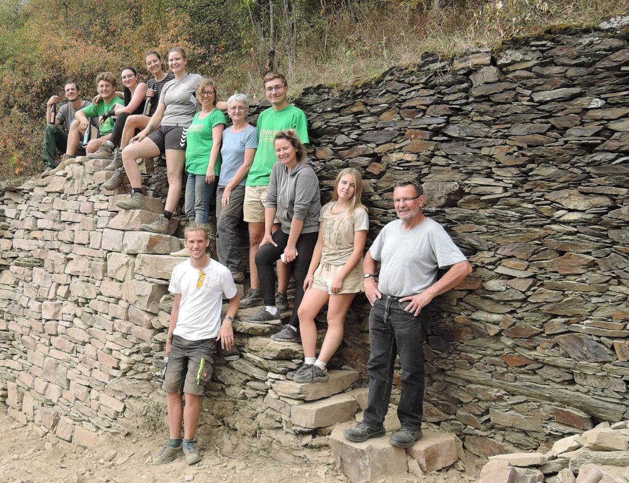 Welterbe Volunteers in Patersberg | © ZV Welterbe Welterbe Volunteers in Patersberg | © ZV Welterbe