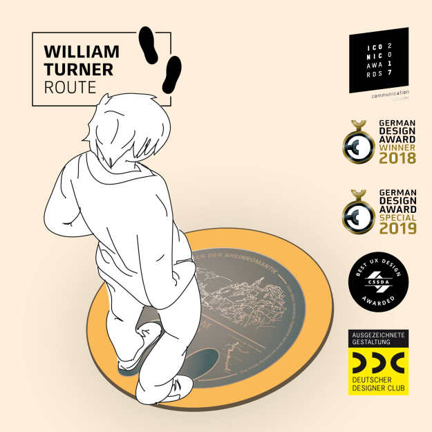 Turner Infotafel | © SCHUMACHER — Brand + Interaction Design für ZV Welterbe Turner Infotafel | © SCHUMACHER — Brand + Interaction Design für ZV Welterbe