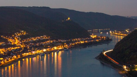 Kamp-Bornhofen bei Nacht | &copy; Henry Tornow