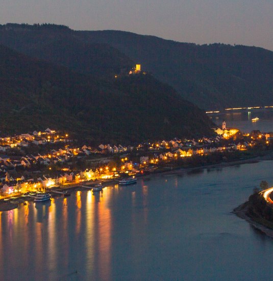 Kamp-Bornhofen bei Nacht | &copy; Henry Tornow