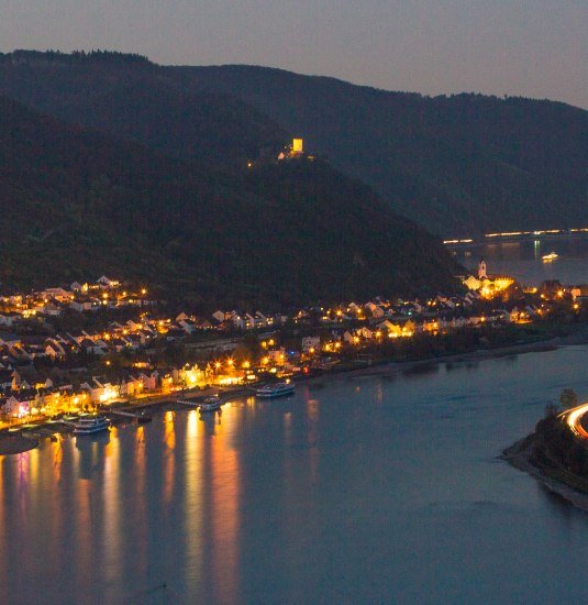 Kamp-Bornhofen bei Nacht | &copy; Henry Tornow