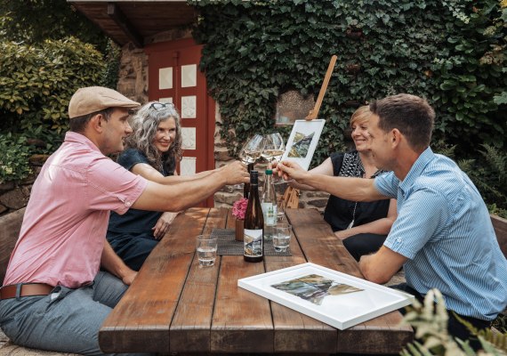 Welterbe-Wein 2024 anstoßen | © Felix Vollmer Welterbe-Wein 2024 anstoßen | © Felix Vollmer