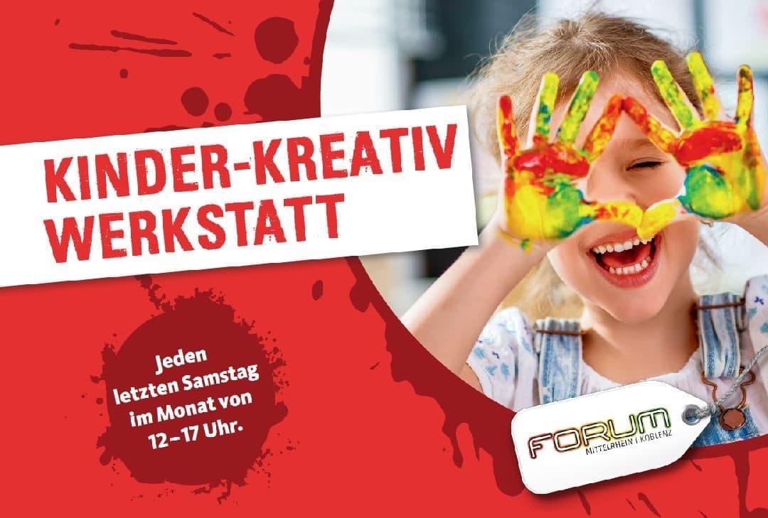 Kinder-Kreativwerkstatt – Sei kreativ mit uns | © Forum Mittelrhein Koblenz