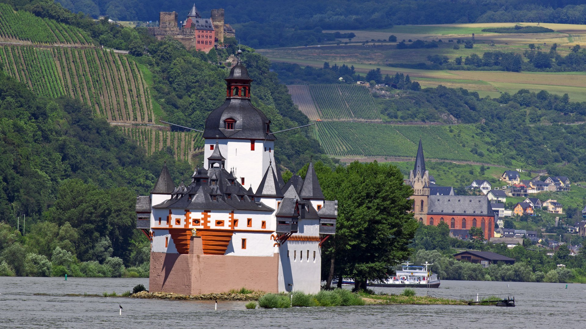 Pfalz Grafenstein bei Kaub | &copy; Friedrich Gier