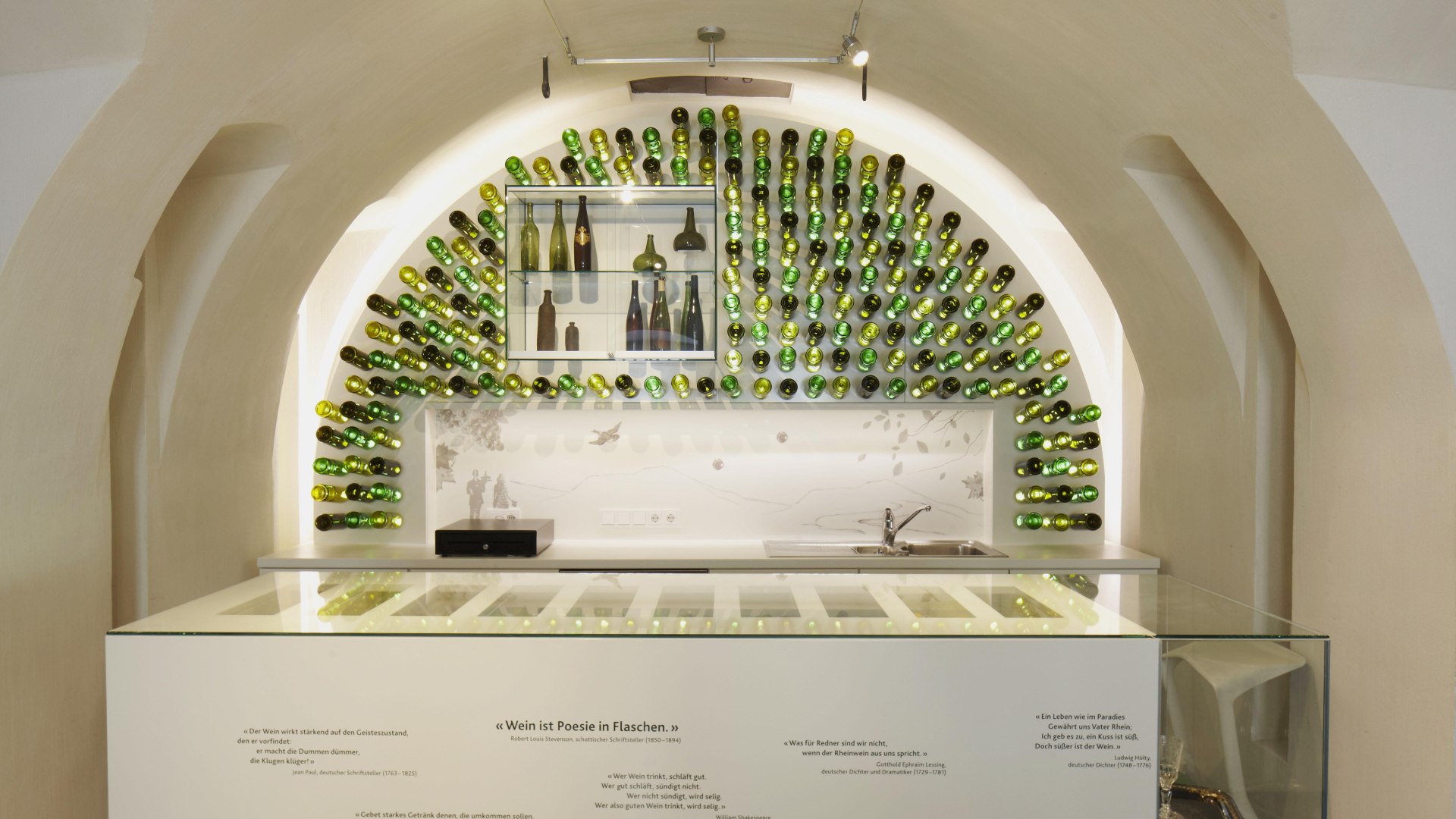 Vinothek des Landesmuseums Koblenz | © GDKE / U. Pfeuffer