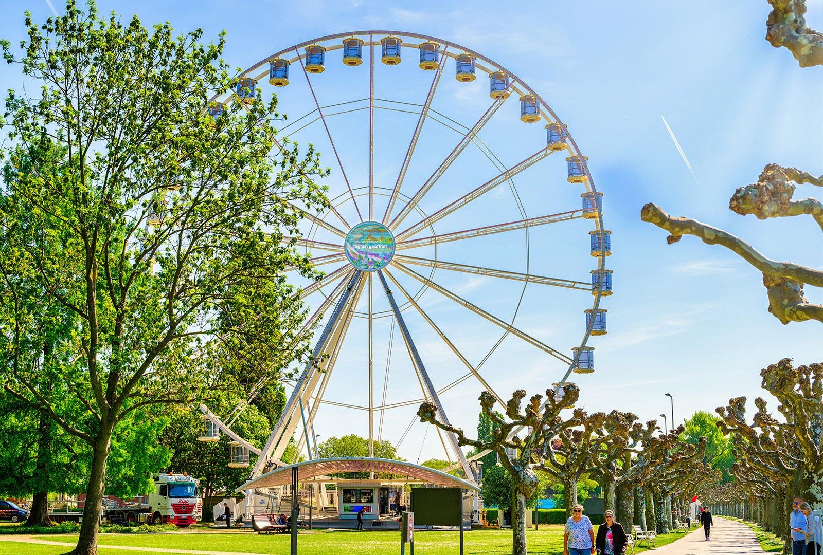 Riesenrad im Hafenpark | © Marlis Steinmetz