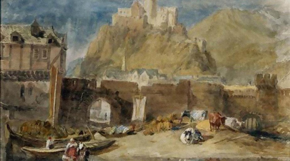 Blick zur Burg F&uuml;rstenberg | &copy; Manchester Art Gallery / Bridgeman Images