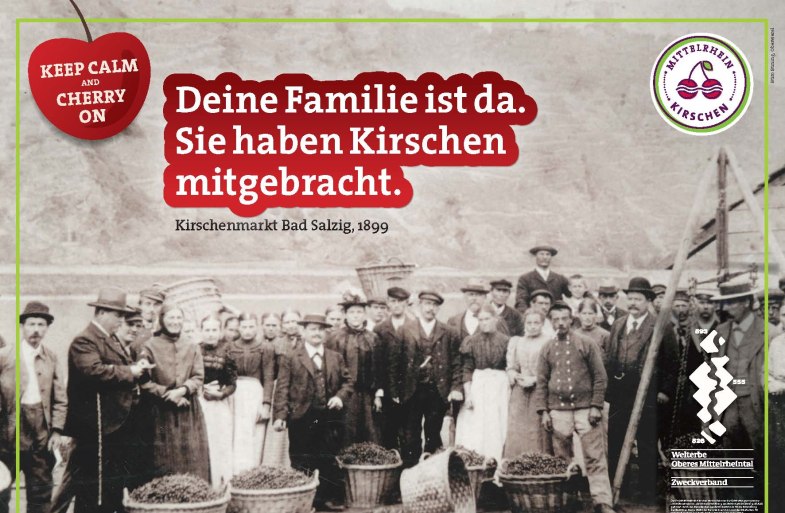Deine Familie ist da. Sie haben Kirschen mitgebracht.  | &copy; ZV Welterbe / Christian B&uuml;ning