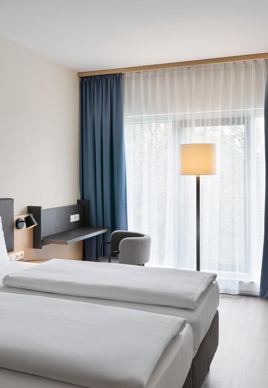 Zweibettzimmer Standard, Zimmeransicht | &copy; Four Points Flex by Sheraton Koblenz