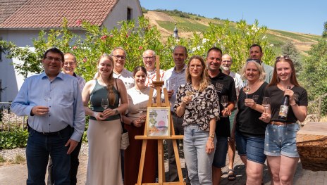Welterbe-Wein 2026 wird der Presse vorgestellt. | © Annika Knell Welterbe-Wein 2026 wird der Presse vorgestellt. | © Annika Knell