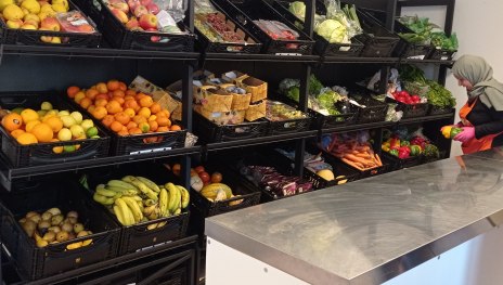 nach Umzug in die Innenstadt kann frisches Obst und Gemüse ansprechend angeboten werden. | © Michael Brahm nach Umzug in die Innenstadt kann frisches Obst und Gemüse ansprechend angeboten werden. | © Michael Brahm