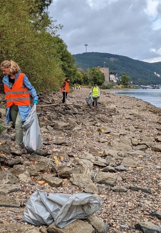 RhineCleanUp in Rhens | &copy; Helmut Schneck