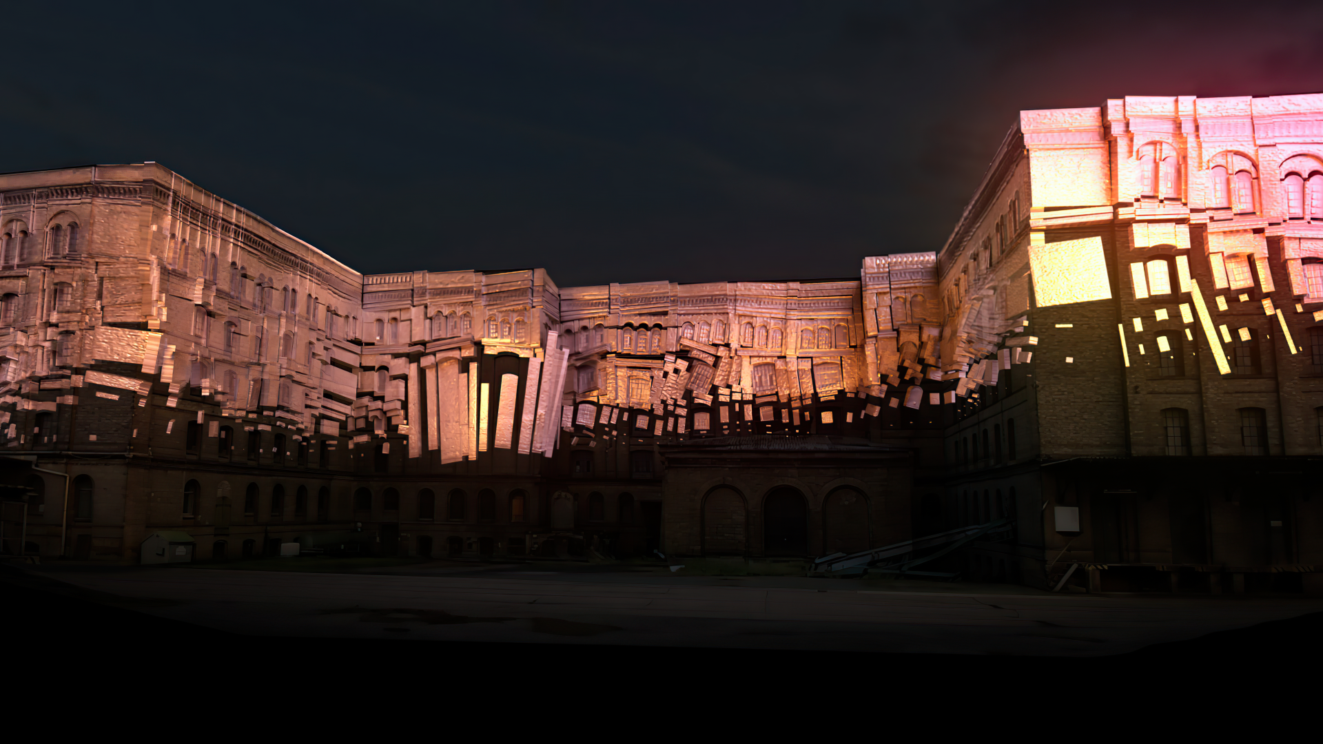 Videomapping Löhnberger Mühle | © Re:sorb Videomapping Löhnberger Mühle | © Re:sorb