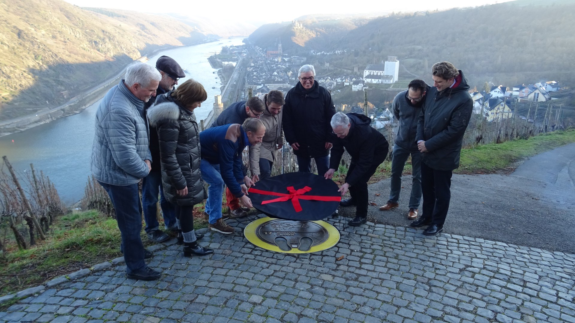 Enth&uuml;llung der Turner-Platte | &copy; ZV Welterbe