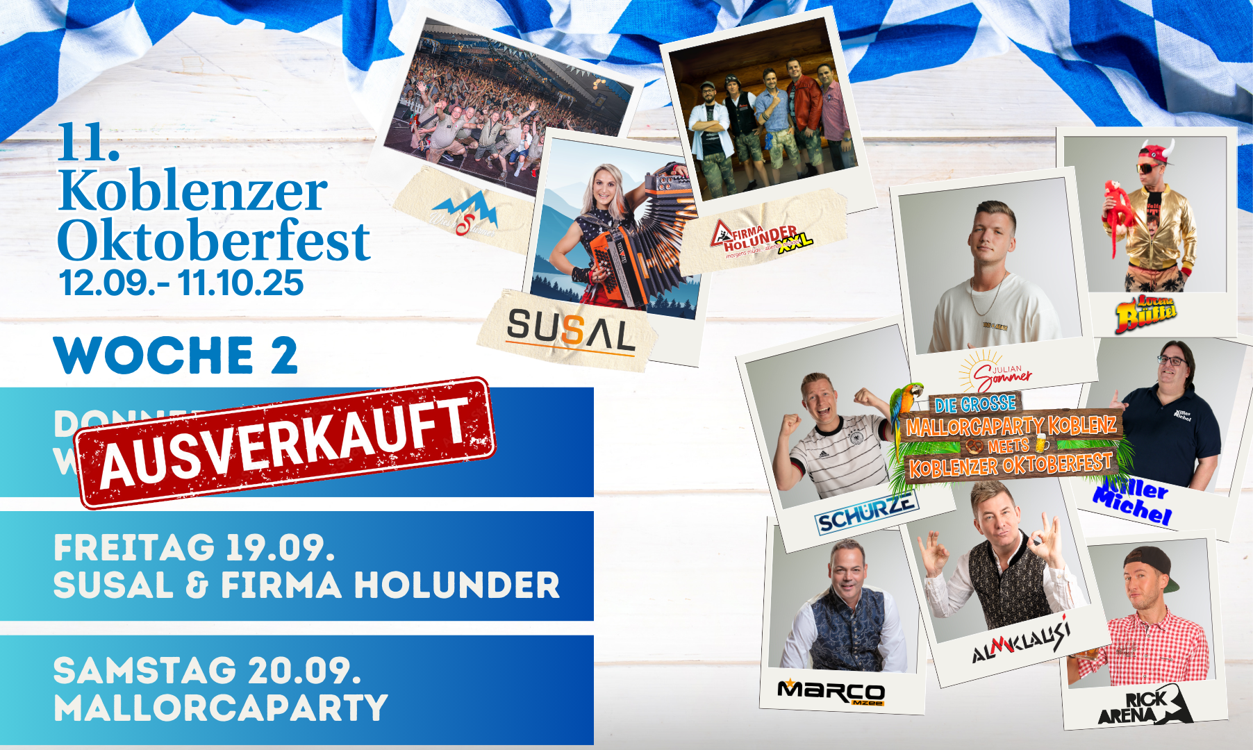 11. Koblenzer Oktoberfest | © EB Festival GmbH