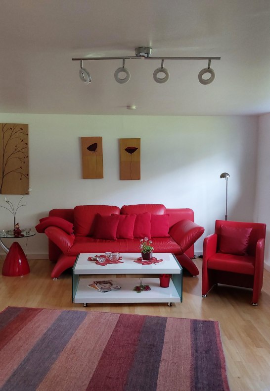 Apartment Ko-Immendorf_Wohnzimmer Sitzgruppe | © Koblenz-Touristik / VM