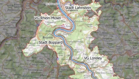 Kartenausschnitt | &copy; LAG WOM