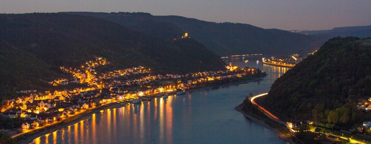 Kamp-Bornhofen bei Nacht | © Henry Tornow Kamp-Bornhofen bei Nacht | © Henry Tornow