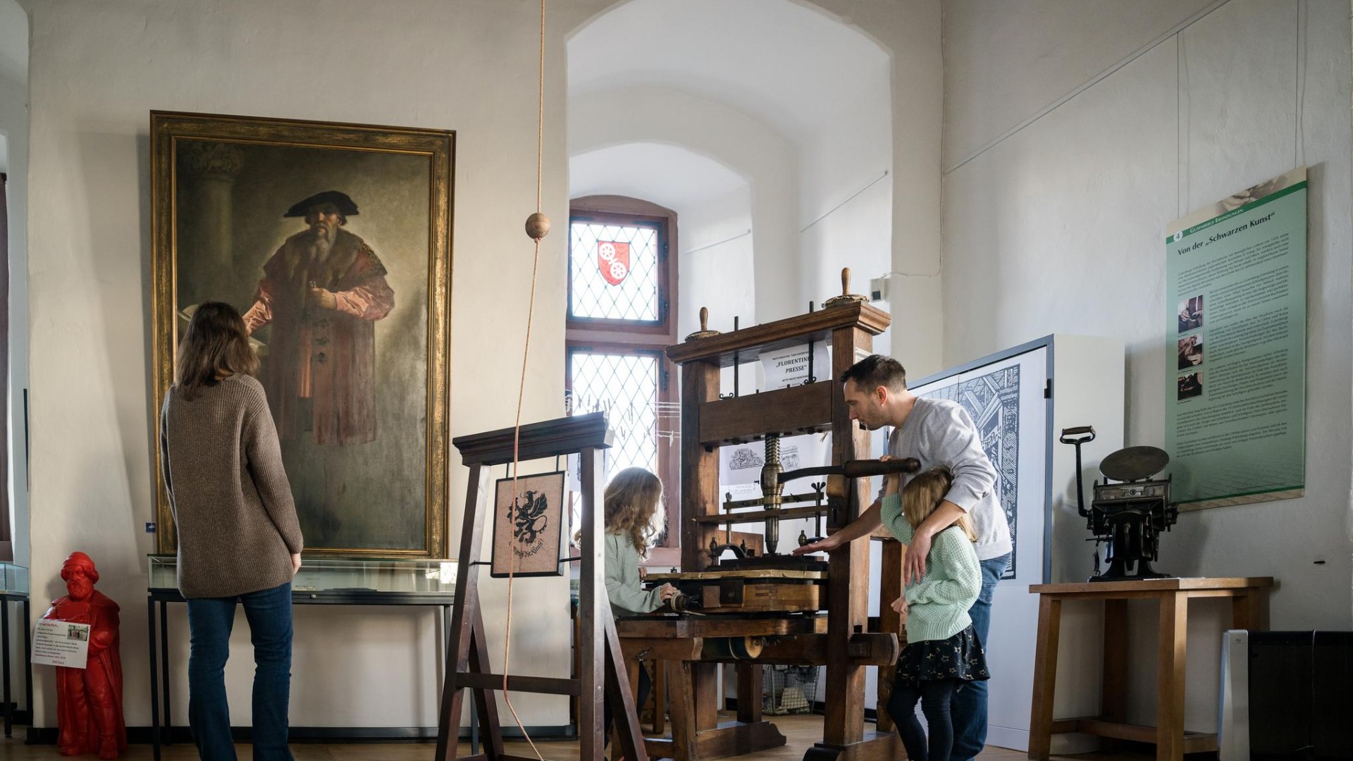Gutenberg-Ausstellung Eltville | © Rheingau-Taunus Kultur und Tourismus,Saskia Marloh Gutenberg-Ausstellung Eltville | © Rheingau-Taunus Kultur und Tourismus,Saskia Marloh