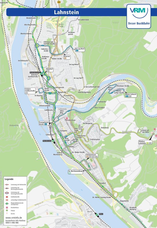 Buslinien&uuml;bersicht Lahnstein | &copy; VRM