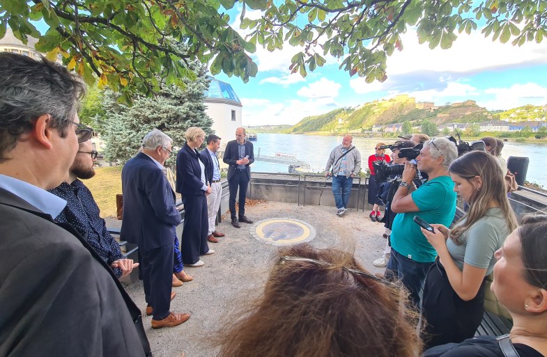 Einweihung William Turner Platte | © ZV Welterbe Oberes Mittelrheintal Einweihung William Turner Platte | © ZV Welterbe Oberes Mittelrheintal