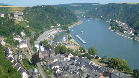 Rheinlauf bei St. Goar | © Walter Karbach, Spay Rheinlauf bei St. Goar | © Walter Karbach, Spay