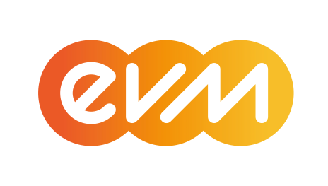 evm Logo | &copy; evm