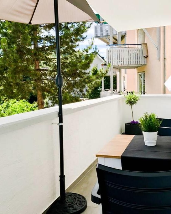 Südbalkon mit Blick ins Grüne (1) | © Kisch