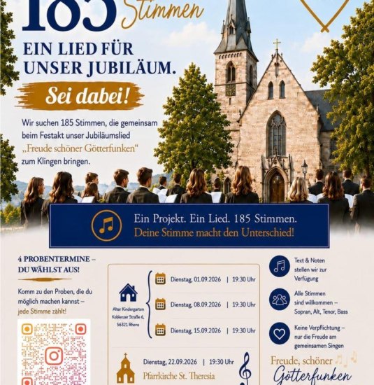 Plakat | &copy; Julia Schrader/Kirchenchor C&auml;cilia