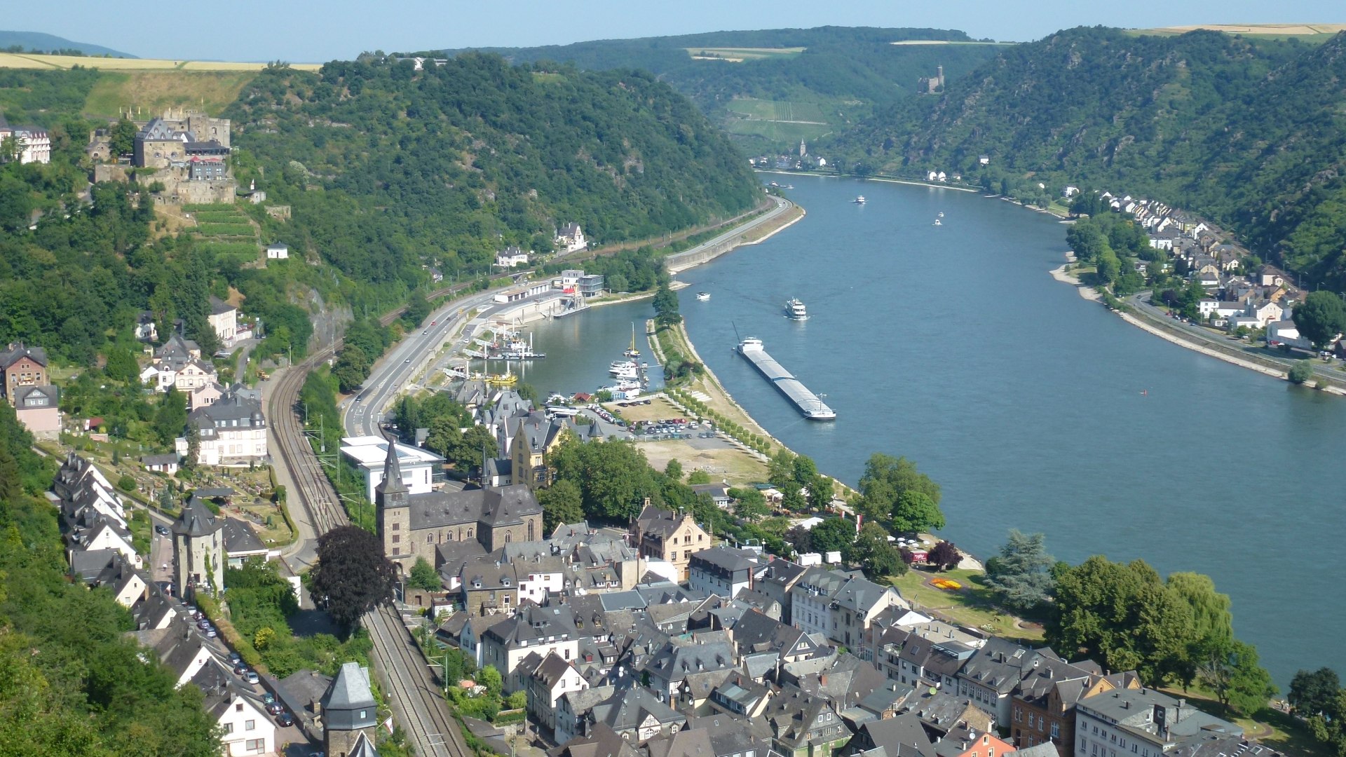 Rheinlauf bei St. Goar | &copy; Walter Karbach, Spay