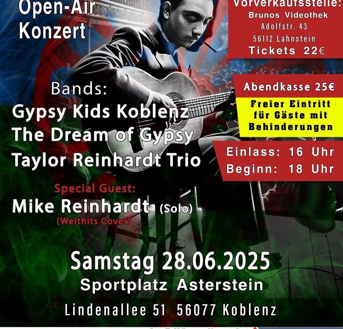 Djangos Erben Koblenzer Sinti Festival | © SV Reinhardt‘s Elf Asterstein