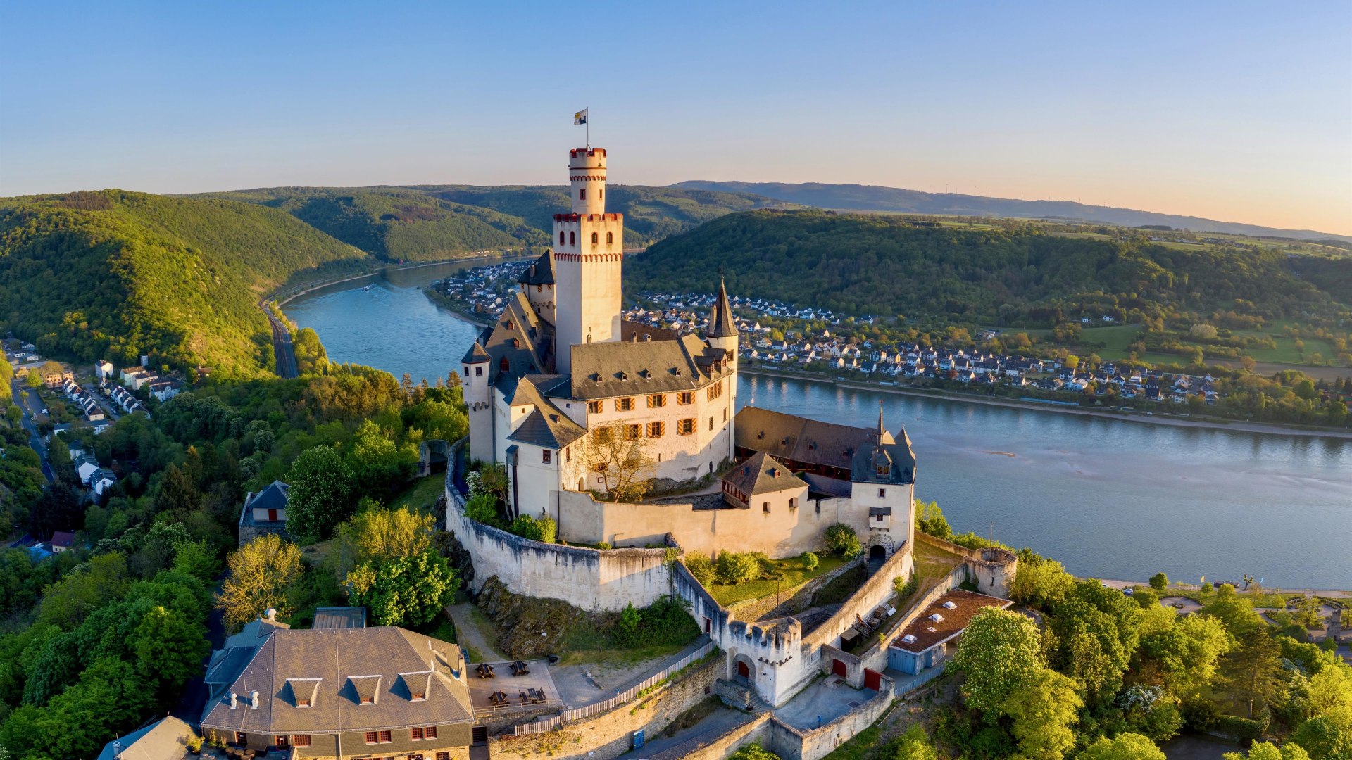 Marksburg von oben | &copy; Mahlow Media