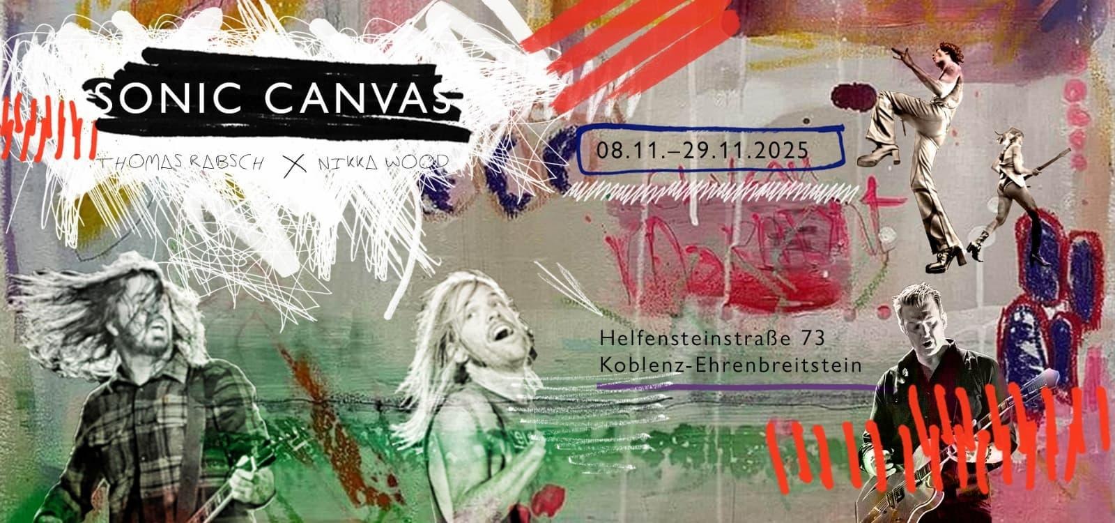 Finissage der Kunstausstellung SONIC CANVAS in Kob | © Nikka Wood