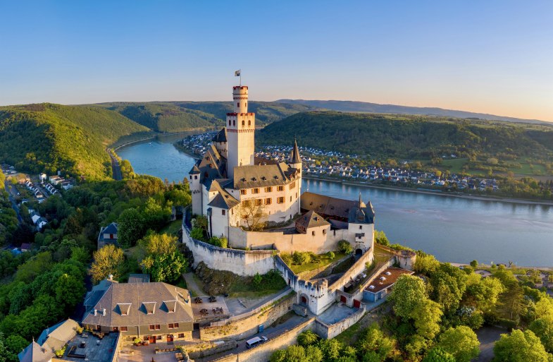 Marksburg von oben | © Mahlow Media Marksburg von oben | © Mahlow Media